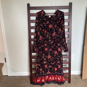 Old navy floral maxi dress